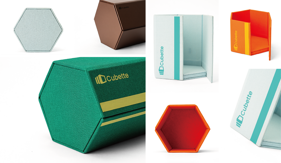 Cubette eco-friendly magnetic storage close-up