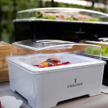 Vidacasa cordless hot and cold buffet display