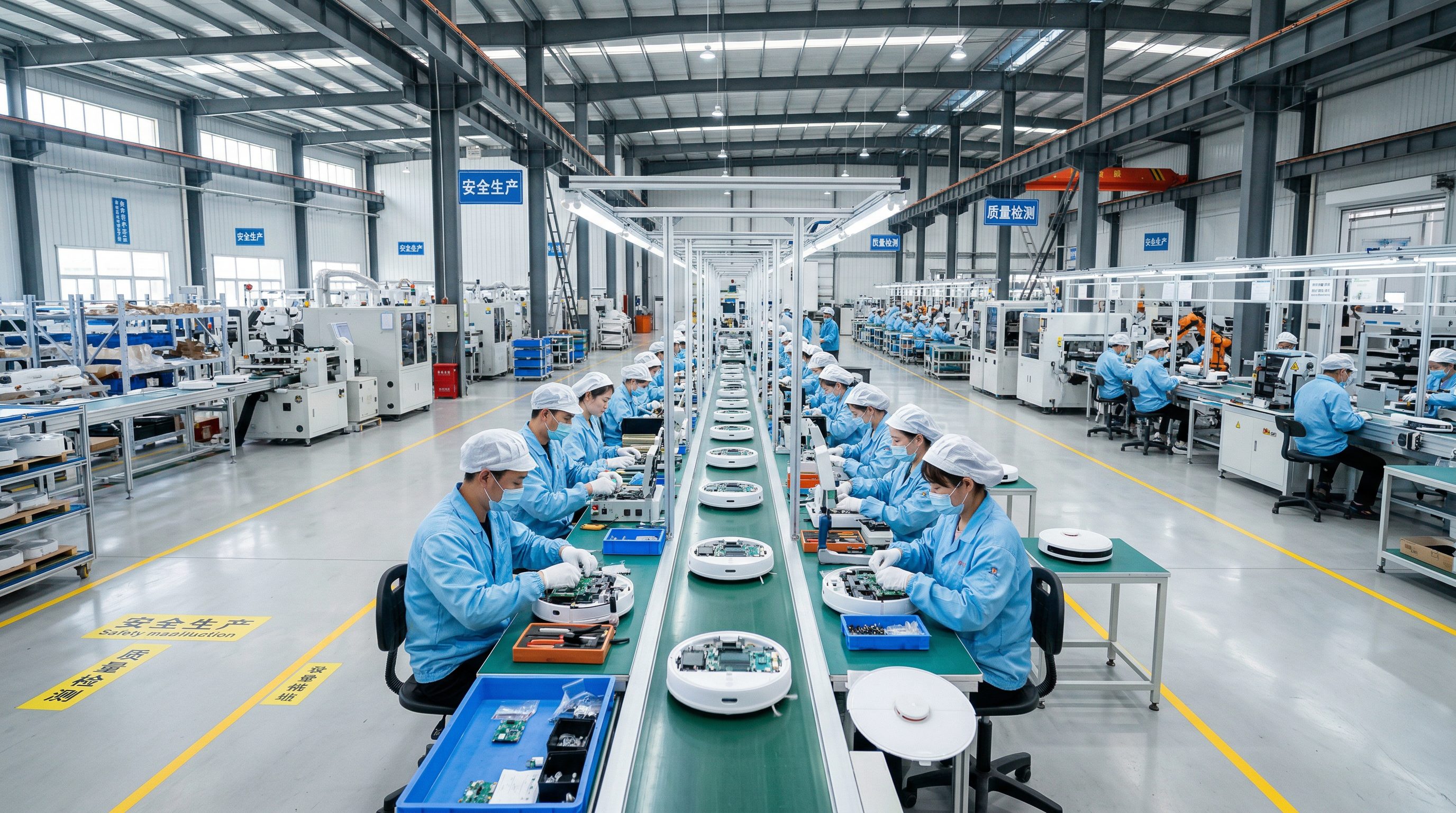 Modern manufacturing facility in China