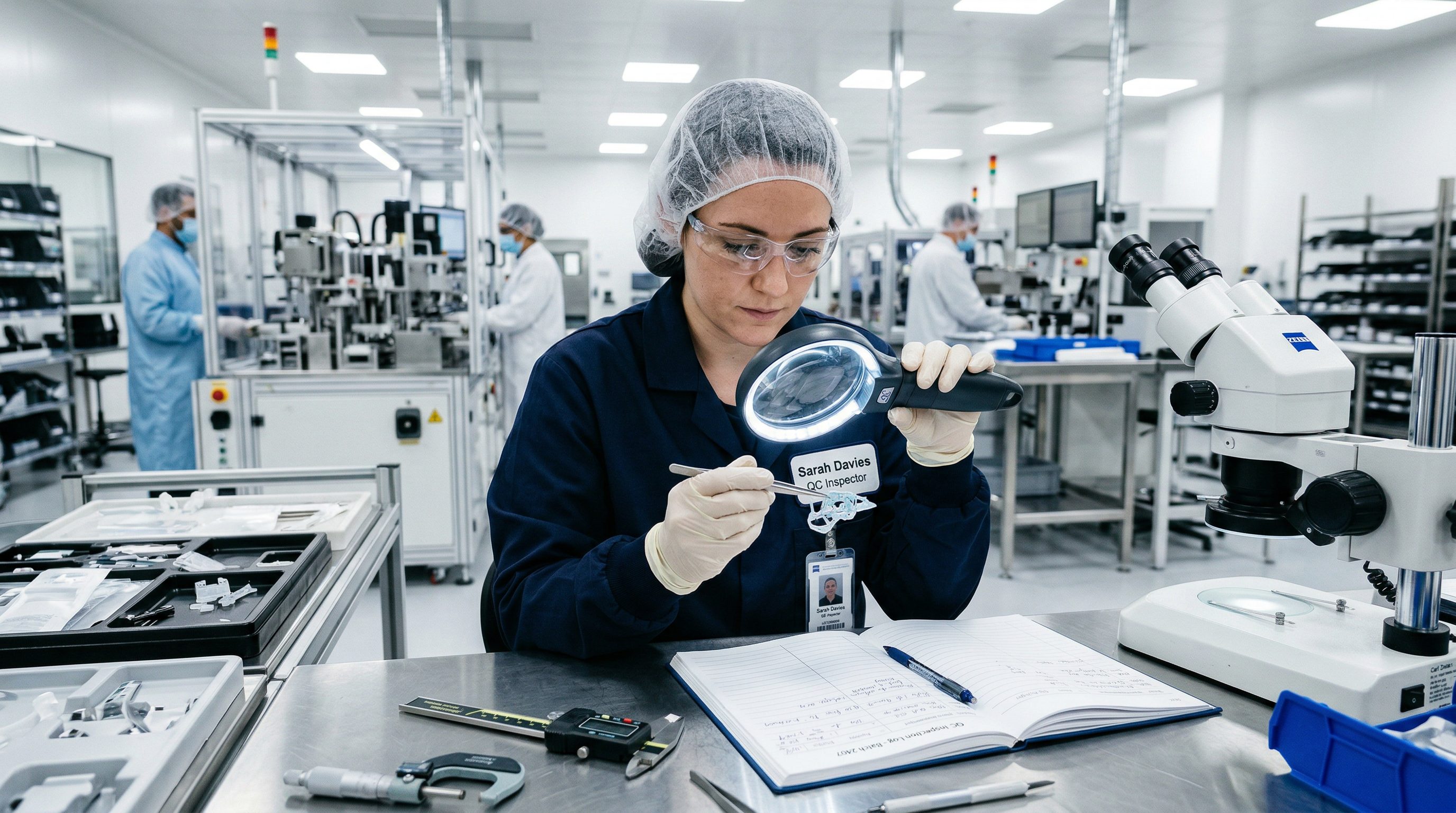 Quality inspection during production