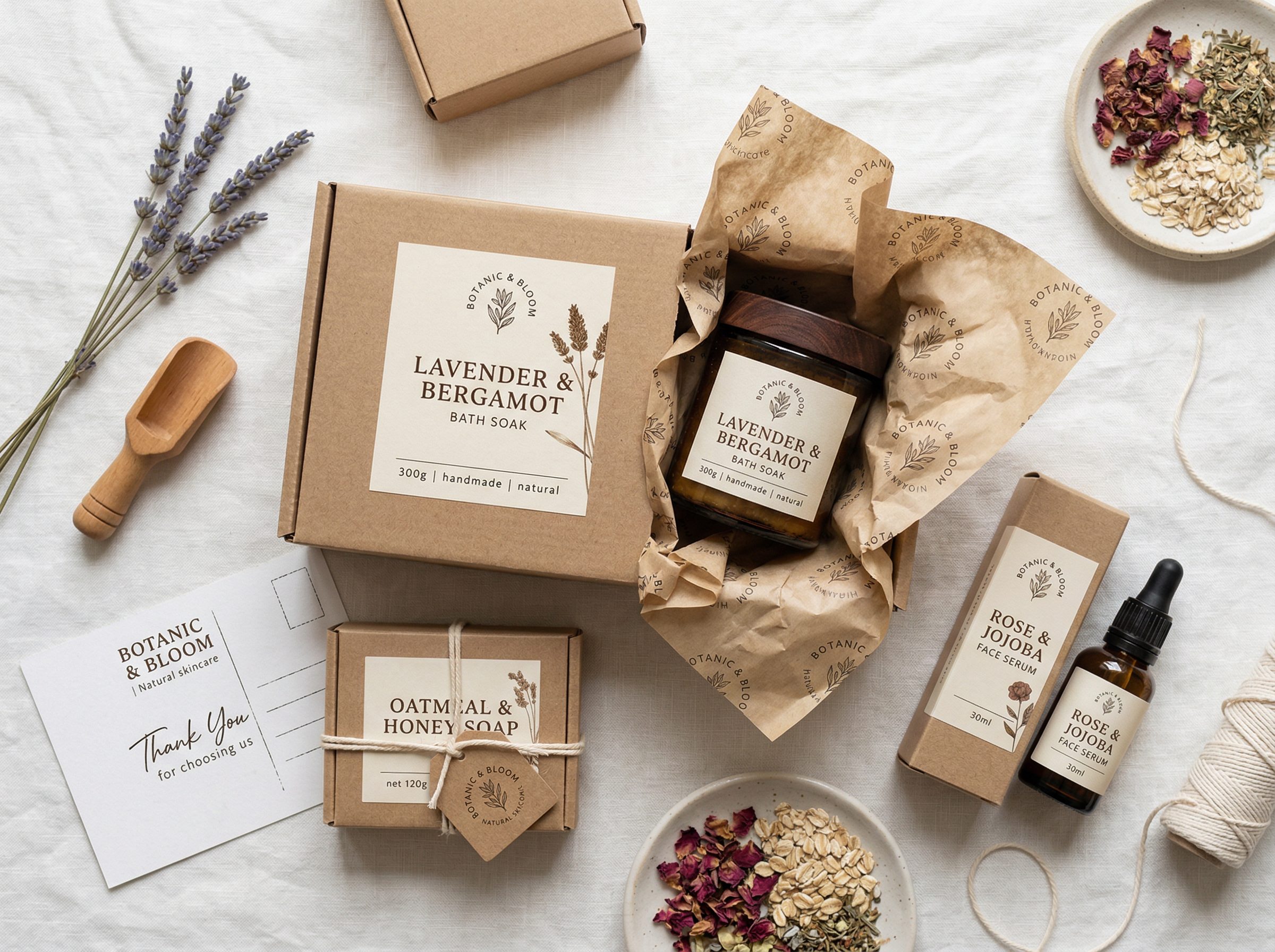 Retail packaging design for private label products developed by WTDA